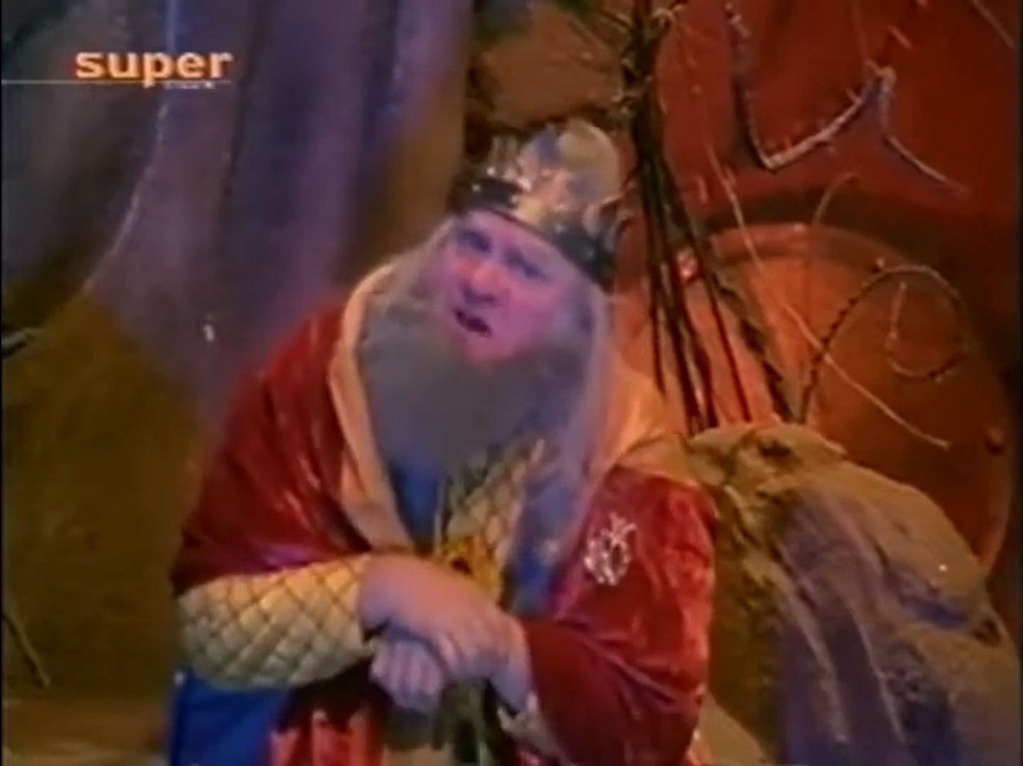 Screenshot of nearly the same image of Fin Varra from Mystic Knights Restoration Project YouTube version.
