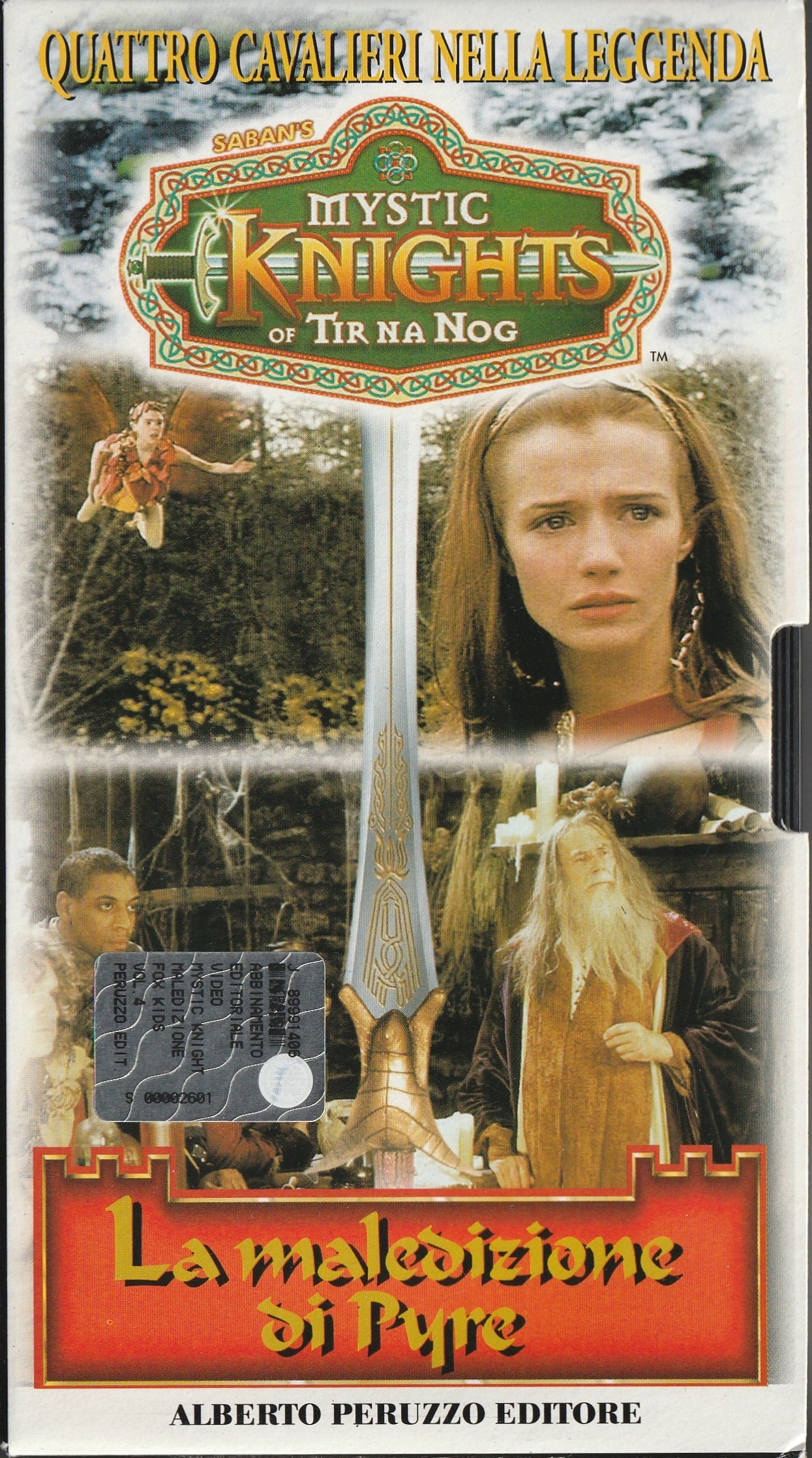 The front cover of Tape #4 in the Alberto Peruzzo Editore home release.