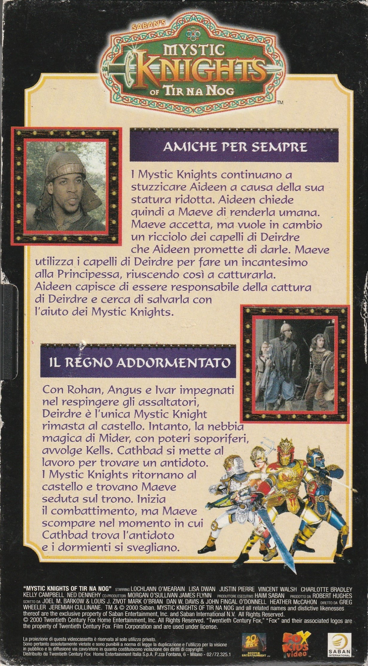 The back cover of Tape #9 in the Alberto Peruzzo Editore home release.