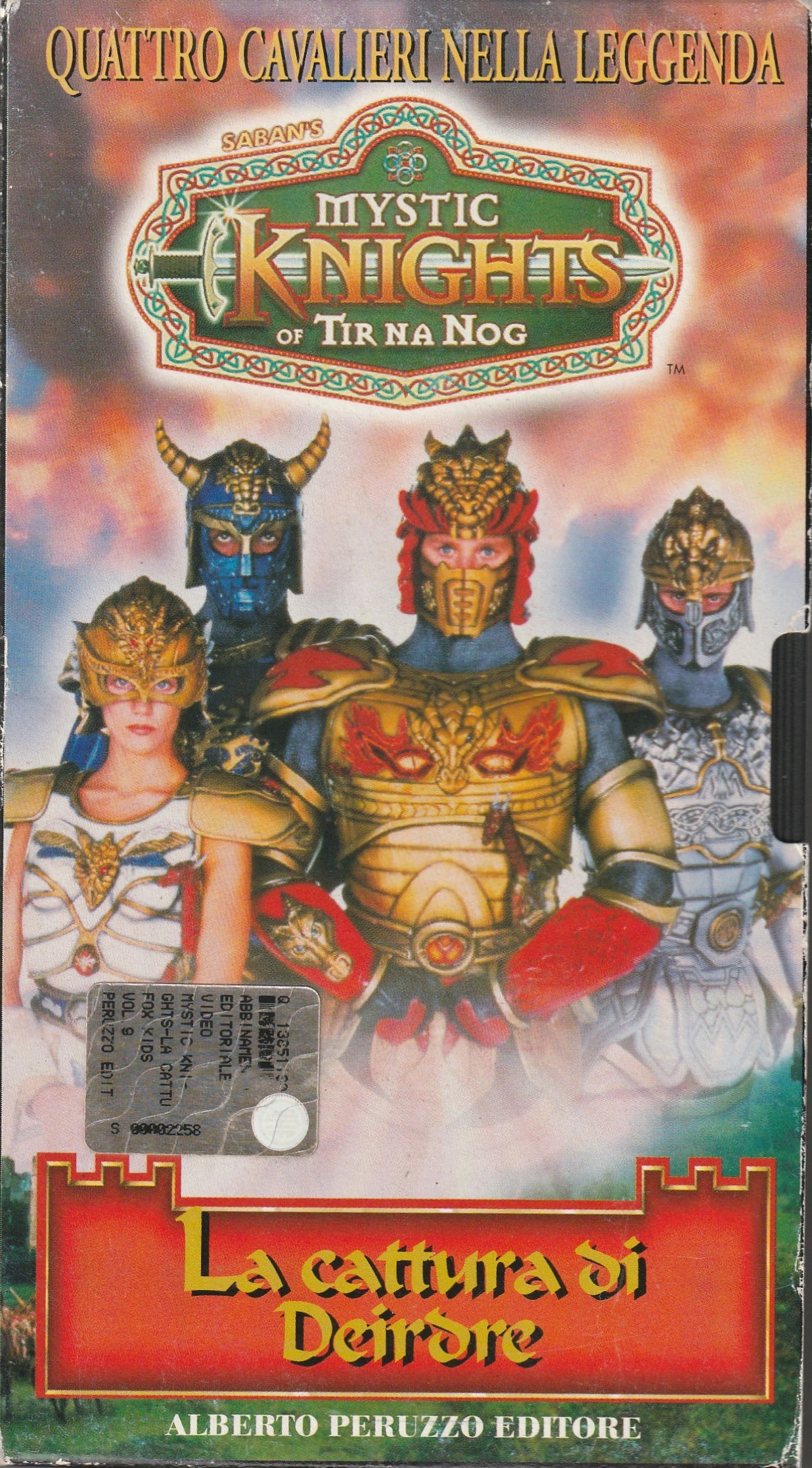 The front cover of Tape #9 in the Alberto Peruzzo Editore home release.