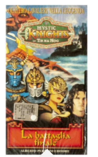Screenshot of the cover of the sealed VHS tape #25 from the Italian home release.